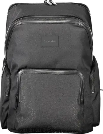 Backpack për meshkuj CALVIN KLEIN, i zi