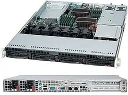Kasë serveri Supermicro SuperChassis 815TQC-R706WB2, Rack, 750 W, 3.5", e zezë - 1