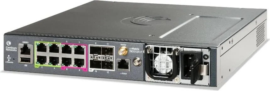 Switch Cambium Networks cnMatrix TX2012R-P, Managed, L2/L3, Gigabit Ethernet, PoE - 1