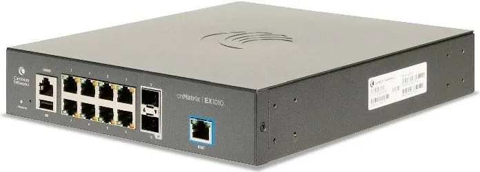 Switch Cambium Networks cnMatrix EX1010, Managed, L2/L3, Gigabit Ethernet, Rack mounting, 1U, Gri - 1