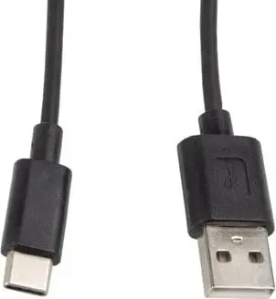 Kabllo Lanberg, USB A / USB C, 1 m, e zezë