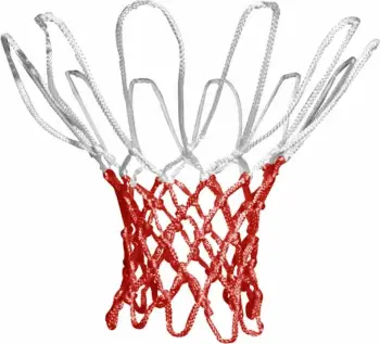 Rrjetë basketbolli Domeks, e bardhë dhe e kuqe