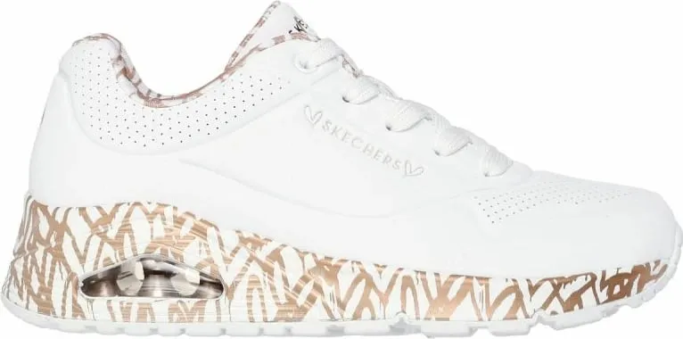 Atlete femra Skechers, të bardha - 2