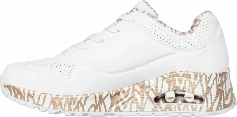 Atlete femra Skechers, të bardha - 3