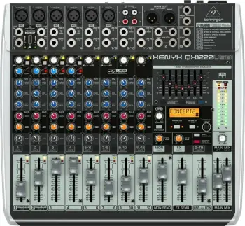 Mikser audio Behringer QX1222USB, 16 kanale