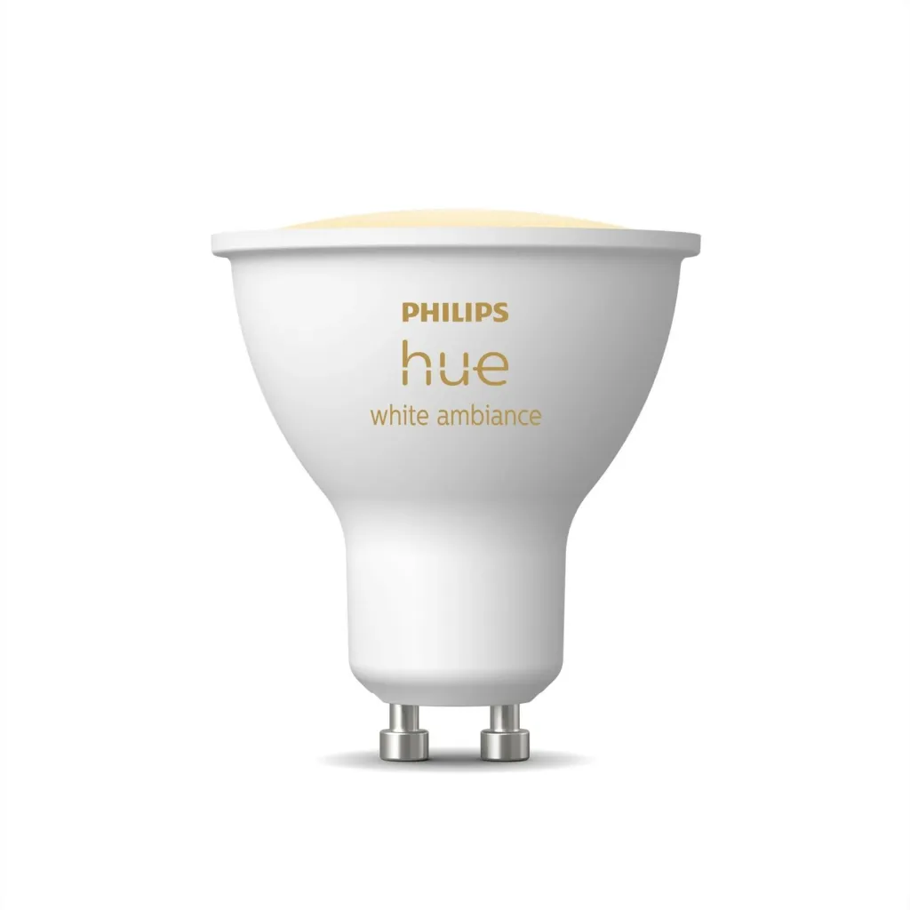 Spot i mençur Philips Hue White Ambience GU10, Bluetooth/Zigbee, i bardhë - 1