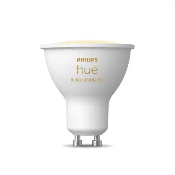 Spot i mençur Philips Hue White Ambience GU10, Bluetooth/Zigbee, i bardhë