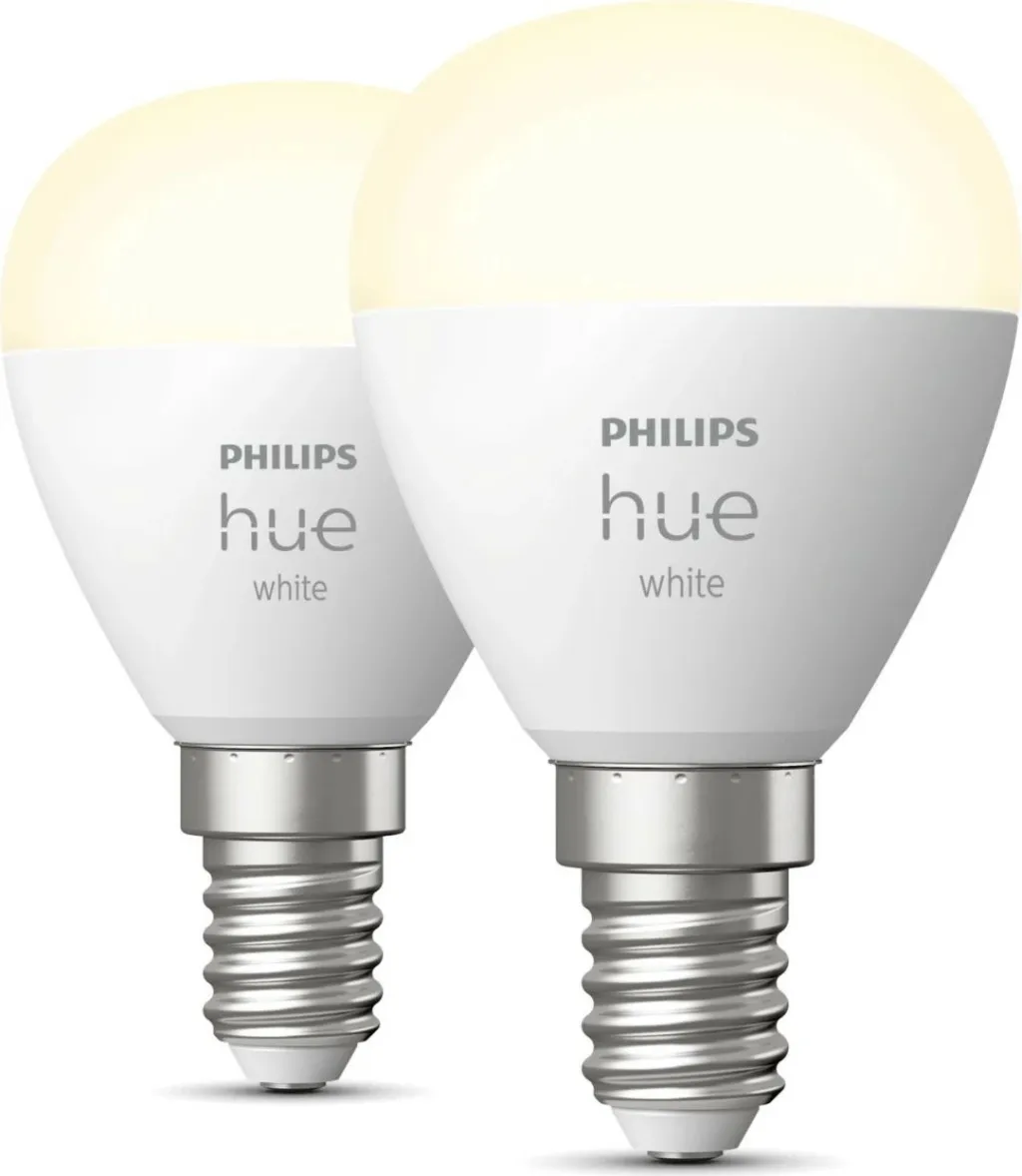 Llambë e mençur Philips Hue White Lustre, E14, 2 copë, LED, Bluetooth/Zigbee, e bardhë - 1