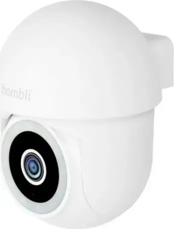 Kamerë smart Hombli, bateri, e bardhë