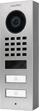 Interkom video DoorBird D1102V IP, 2 butona, çelik inox