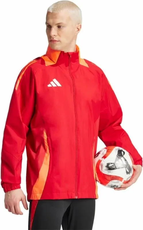 Jakne për meshkuj adidas, e kuqe - 4