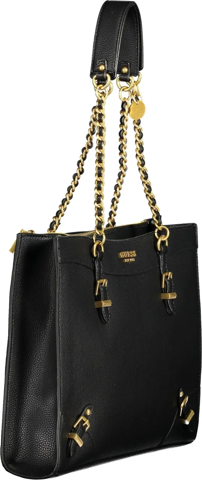 Çantë femra GUESS JEANS, e zezë - 3