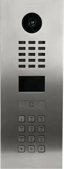 Stacion derë DoorBird D2101KV, 720p, kënd ultra i gjerë, çelik inox