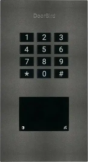 Sistem kontrolli hyrjeje DoorBird A1121, i montuar në mur, çelik inox