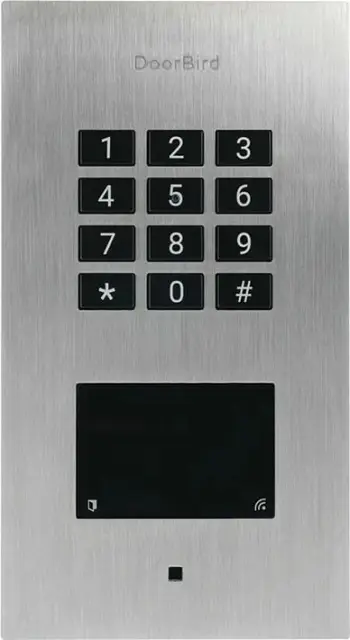 Sistem kontrolli hyrje DoorBird A1121, IP, nënndërtim, çelik inox