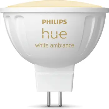 Llambë inteligjente LED Philips Hue MR16, GU5.3 12V, 5.1W 400lm, dritë e bardhë 2200-6500K