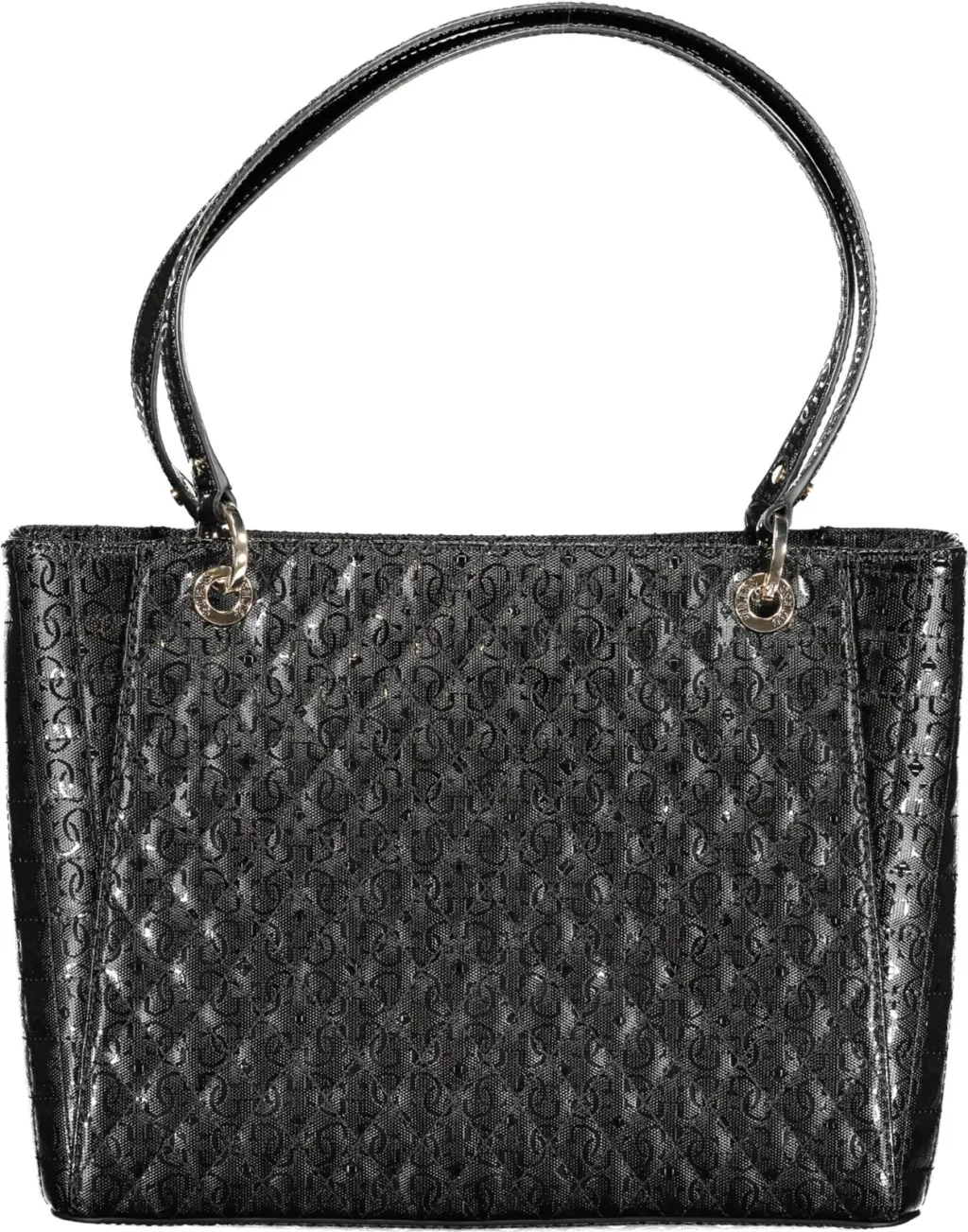 Çantë femrash GUESS JEANS Yarmilla, e zezë - 2