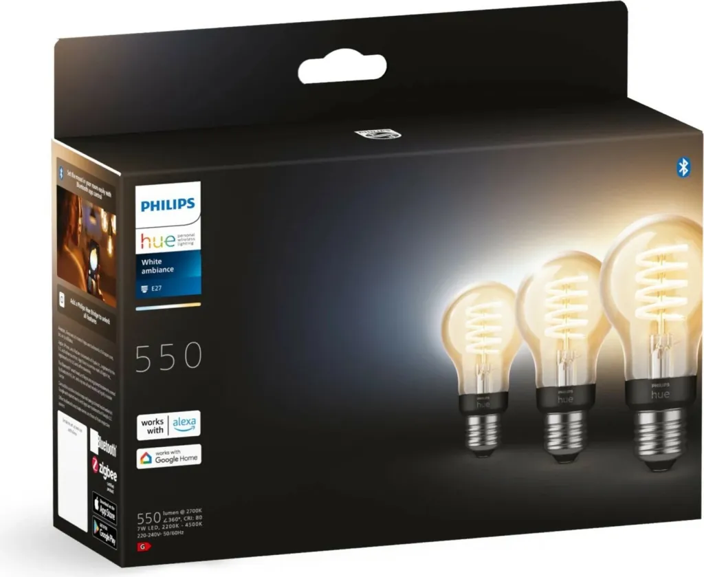Llambë smart Philips Hue 8720169258266, Bluetooth, E27, A60, Dritë variabile - 3