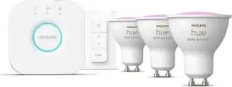 Spot dritë Philips Hue White and Color Ambiance 929003666510, GU10, 4.2W, me Bluetooth