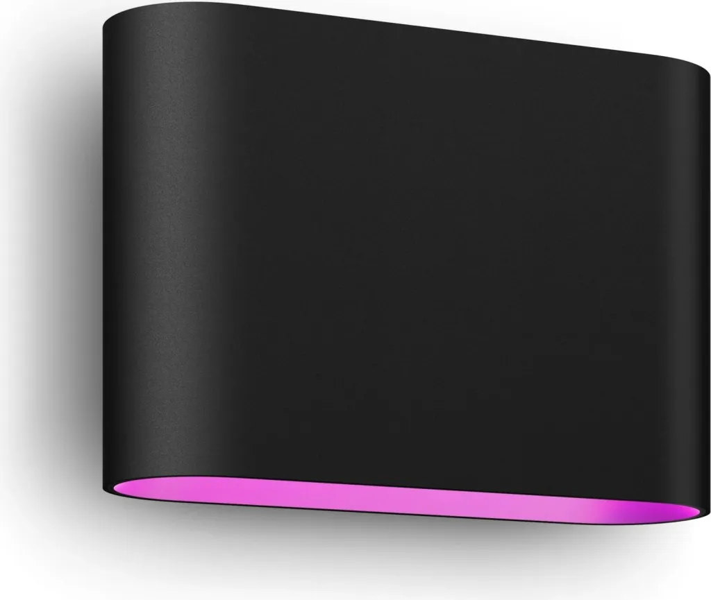 Dritë muri smart Philips Hue, Dymera, LED, Bluetooth, e zezë - 1