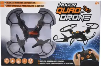 Dron për hapësira te brendshme me kontrollë nga distanca