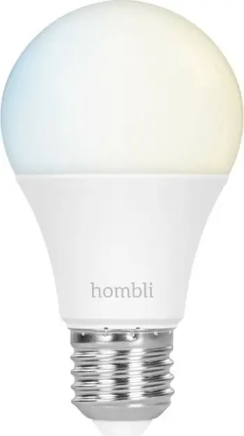 Llambë inteligjente Hombli Smart Bulb E27 White, dritë e bardhë, set 2 copë