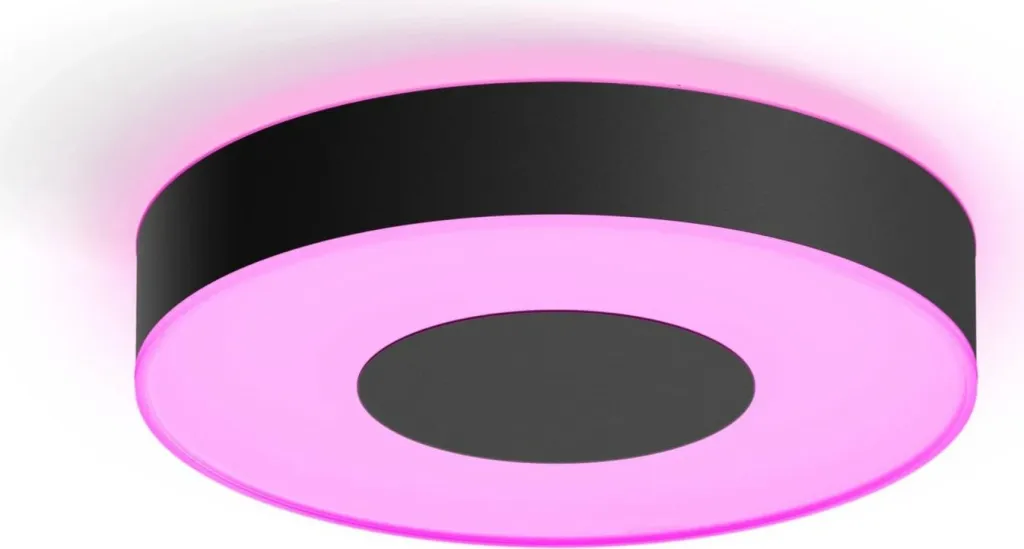 Dritë tavani smart Philips Hue Xamento, mesatare, LED, e zezë - 1