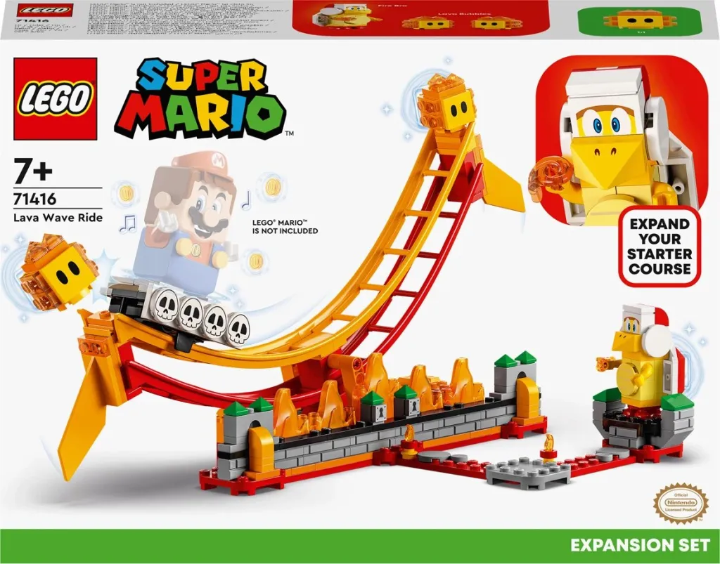 LEGO Super Mario Lava Wave Ride Expansion Set 71416 - 1