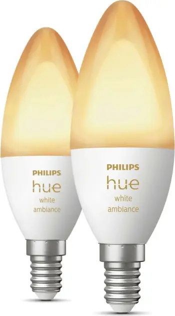 Set llamba të mençura Philips Hue E14, 5.2W, Bluetooth, të bardha të ngrohta deri të ftohta
