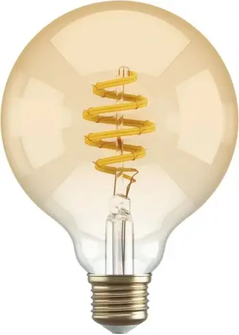 Llambë smart Hombli Filament Bulb CCT, E27 G95, e artë
