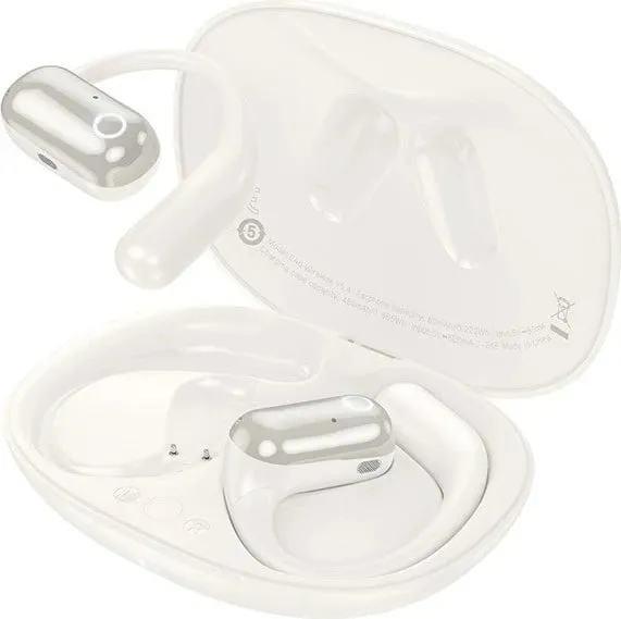 Kufje HOCO EA6, Bluetooth, open-ear, për muzikë dhe thirrje, e bardhë - 1