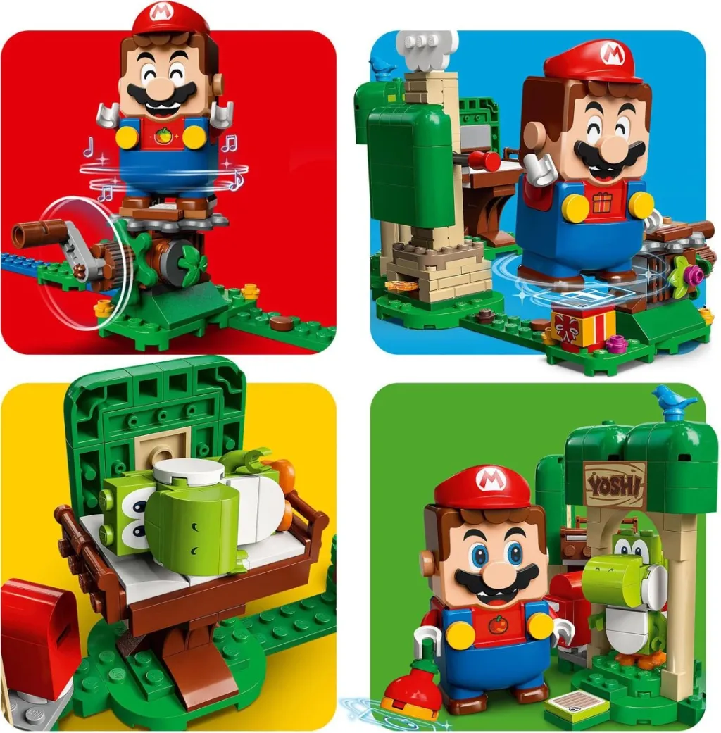 Set lodër për fëmijë LEGO Super Mario Yoshi’s Gift House Expansion - 4