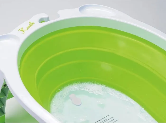 Vaskë e butë Bellows space-saving tray – green - 3