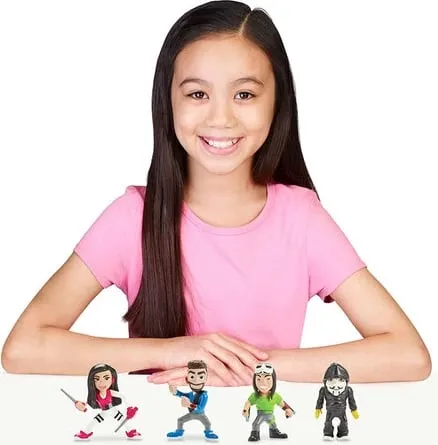 Set lodër për fëmijë Spy Ninjas 3' Collectible Figures 4 Pack - 1
