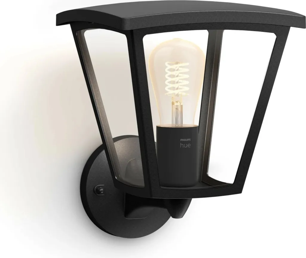 Dritë muri Philips Hue Inara, LED, e zezë, IP44 - 1