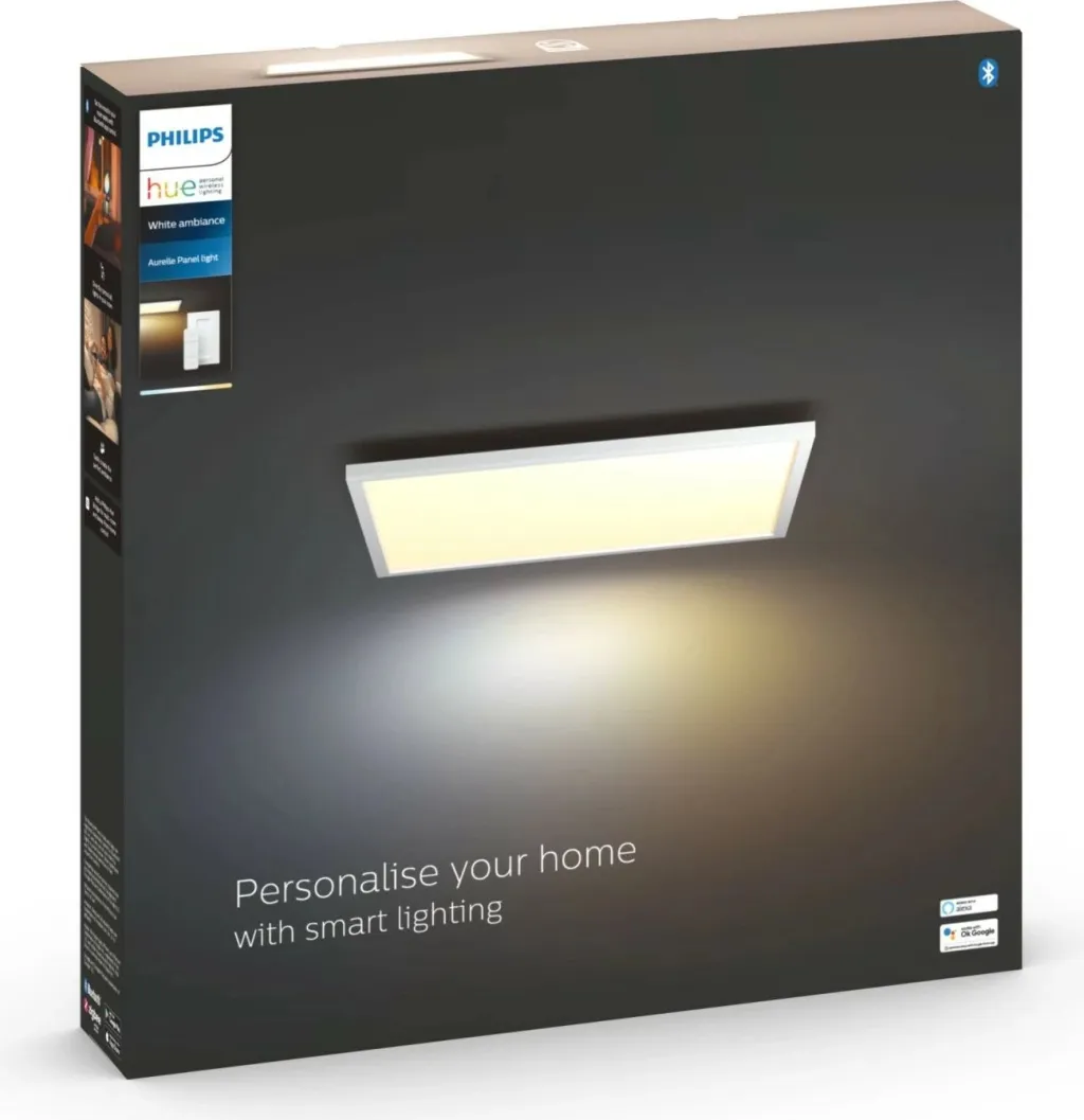 Dritë tavani Philips Hue Aurelle, LED, Bluetooth, e bardhë - 3