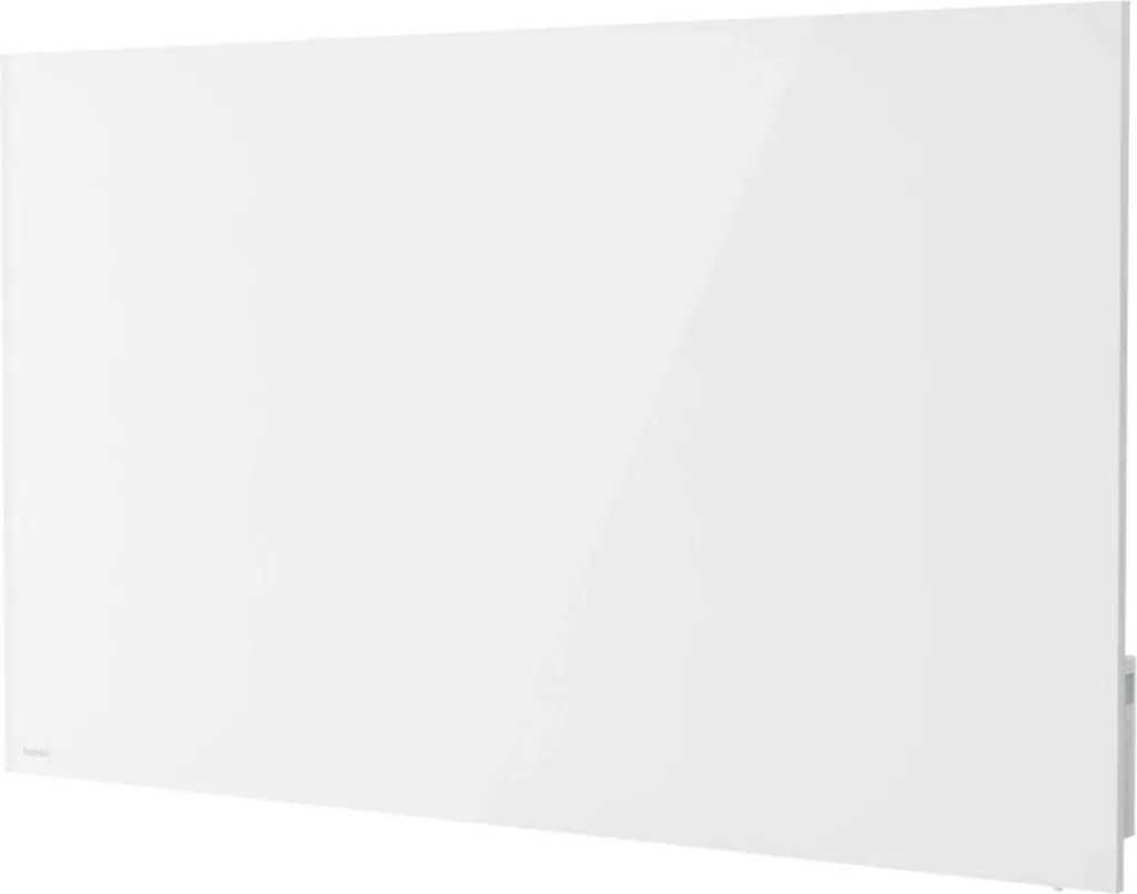 Panel ngrohës Hombli smart 600W, xham, bardhë - 1
