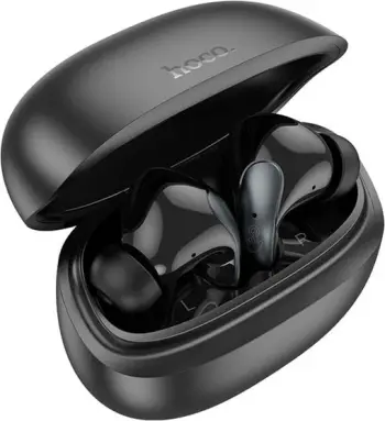 Kufje wireless HOCO EQ5, in-ear, Bluetooth 5.3, me kuti karikimi, e zezë