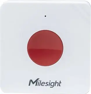 Buton Smart Milesight IoT LoRaWAN, i bardhë
