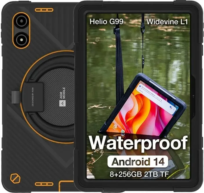 Tablet AGM Mobile Beafon AGM PAD P2 Active, 256 GB, 8 GB, Android 11, Gri - 1