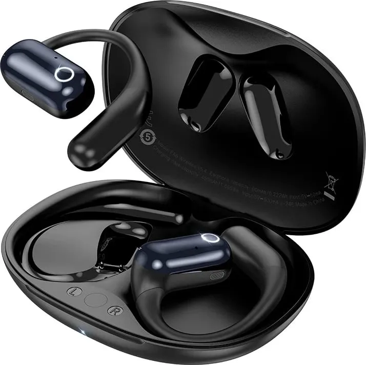 Kufje wireless HOCO EA6, open-ear, Bluetooth, me mikrofon, e zezë - 1