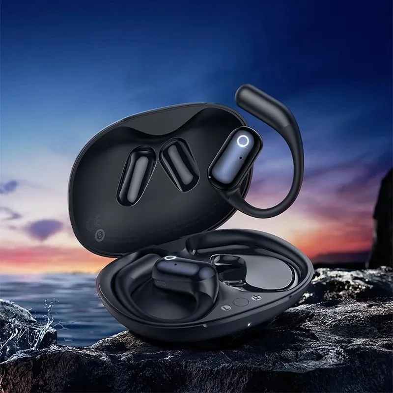 Kufje wireless HOCO EA6, open-ear, Bluetooth, me mikrofon, e zezë - 3