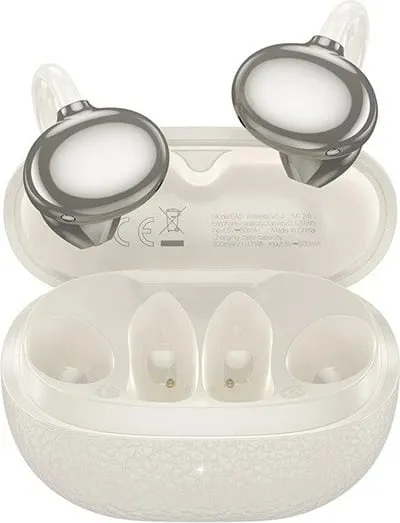 Kufje wireless HOCO EA5 DUKE III, open-ear, Bluetooth, të bardha - 2