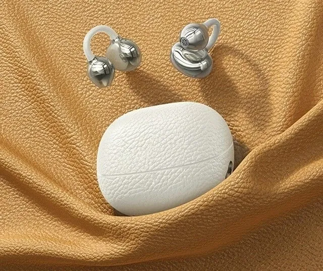 Kufje wireless HOCO EA5 DUKE III, open-ear, Bluetooth, të bardha - 4