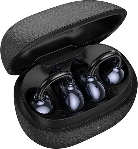 Kufje wireless HOCO EA5 DUKE III, open-ear, Bluetooth, të zeza - 4