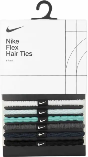 Llastikë flokësh Nike Flex, set 6 copë, shumëngjyrëshe