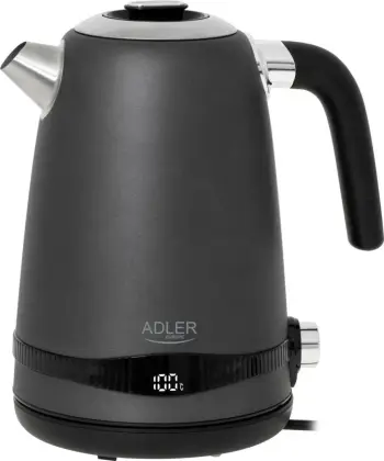Çajnik elektrik Adler AD 1295, 1.7L, 2200W, gri
