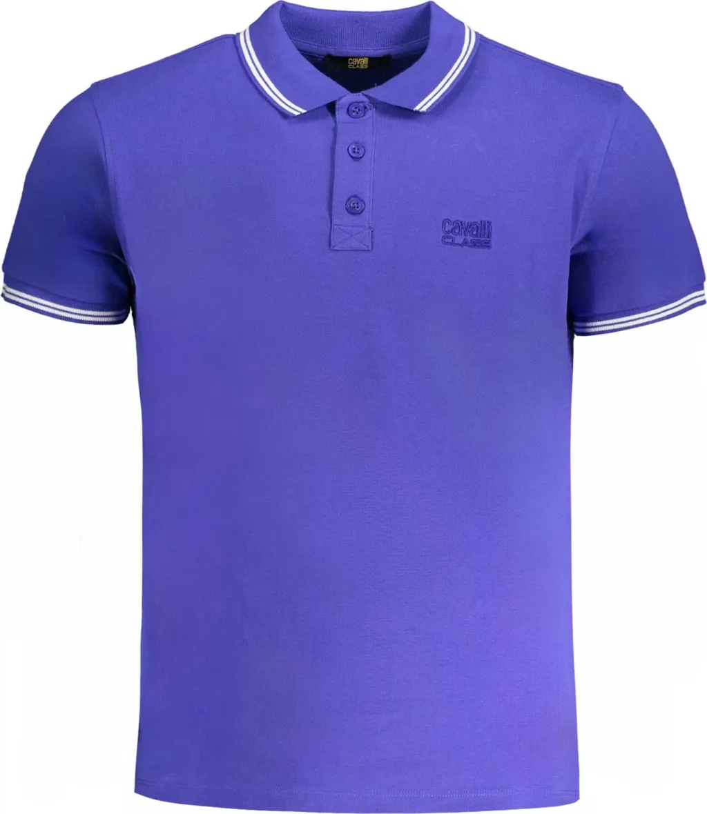Polo shirt CAVALLI CLASS për meshkuj, të kaltër - 1