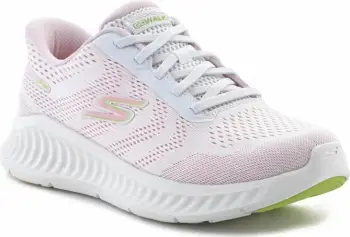 Atlete për femra Skechers, të bardha/rozë