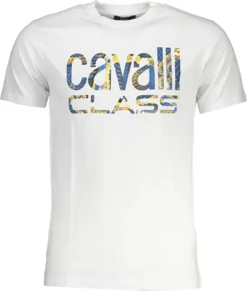 Maicë për meshkuj Cavalli Class, e bardhë